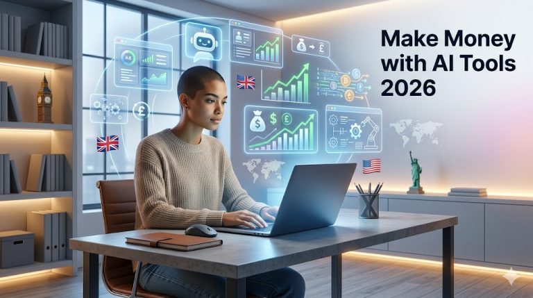 How to Make Money with AI Tools in 2026 (Beginner to Advanced Guide for UK & USA)